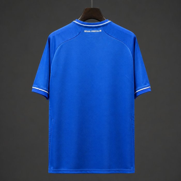 26/27 GNK Dinamo Zagreb Blue with Geometric Pattern Home Jersey