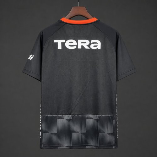 26/27 Beşiktaş JK Black with Grey Geometric Pattern Training Jersey