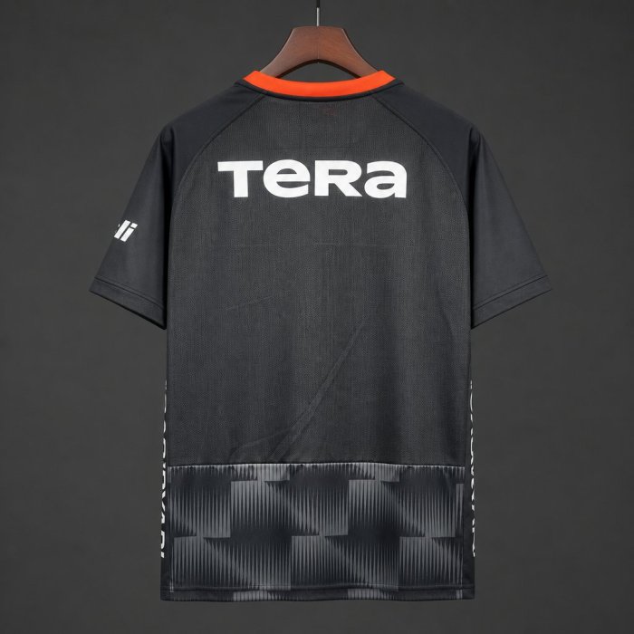 26/27 Beşiktaş JK Black with Grey Geometric Pattern Training Jersey