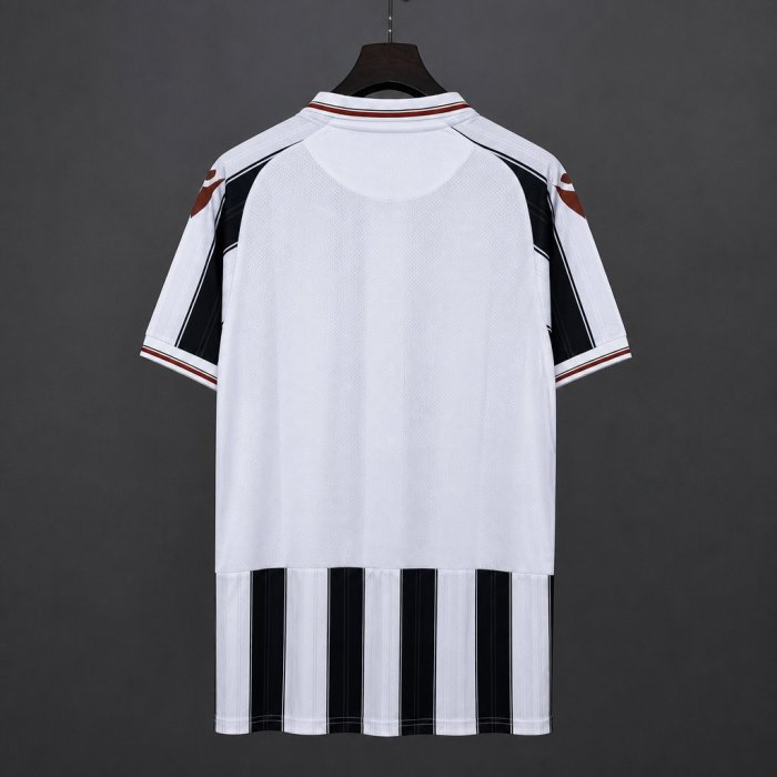 26/27 Levante UD White & Black Stripes Away Jersey