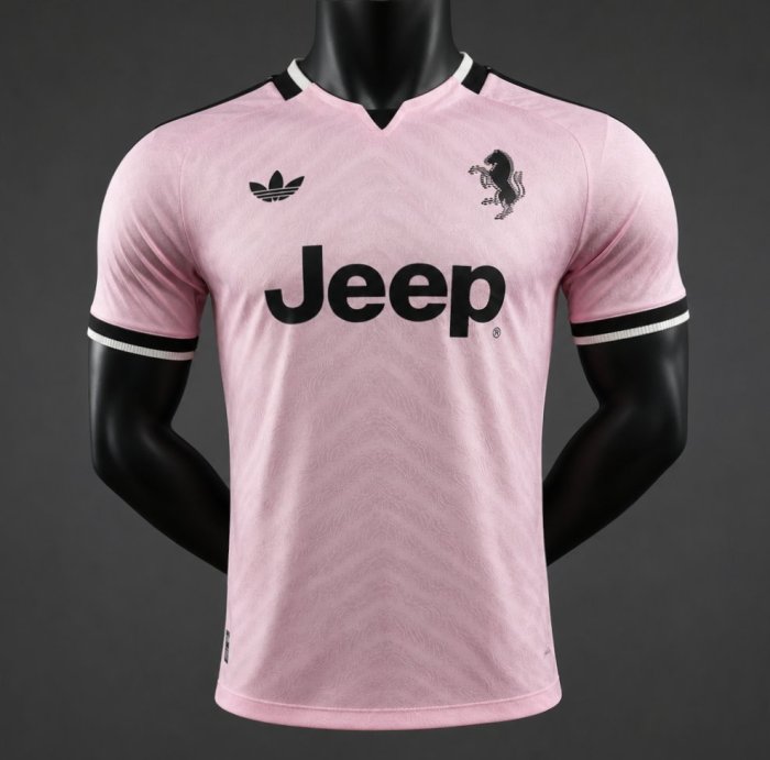 Player Version 26/27 Junvetus Away Pink Jersey