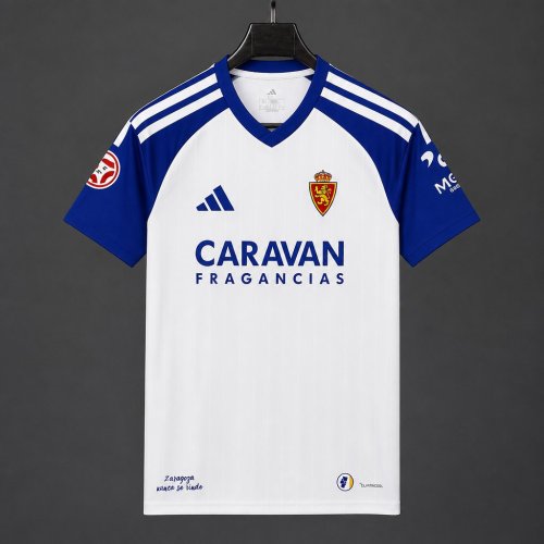 26/27 Real Zaragoza Home  Jersey