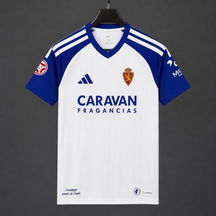 26/27 Real Zaragoza Home  Jersey