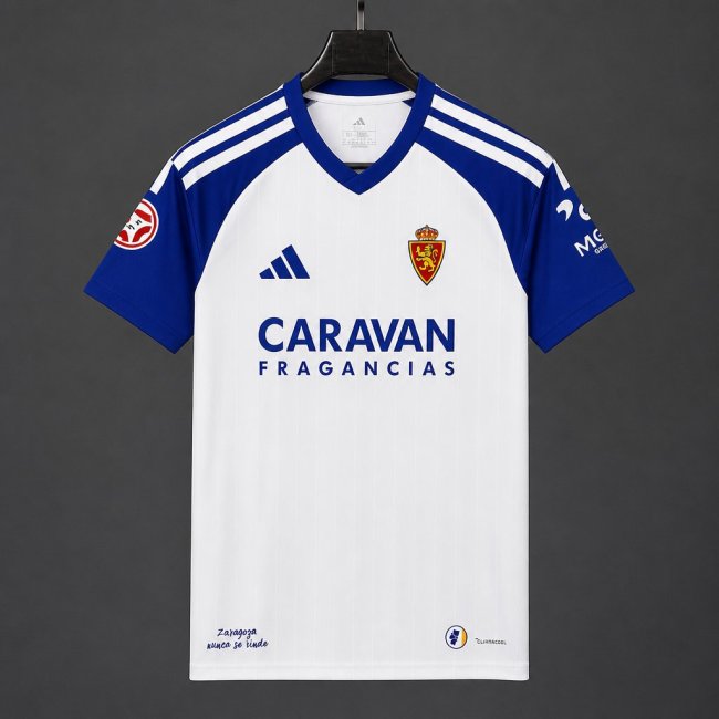26/27 Real Zaragoza Home Jersey