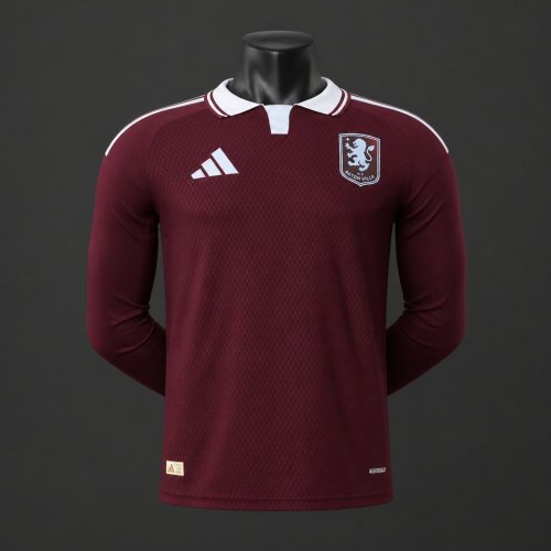 Player Version 26/27 Aston Villa Home Long Sleeve Jersey