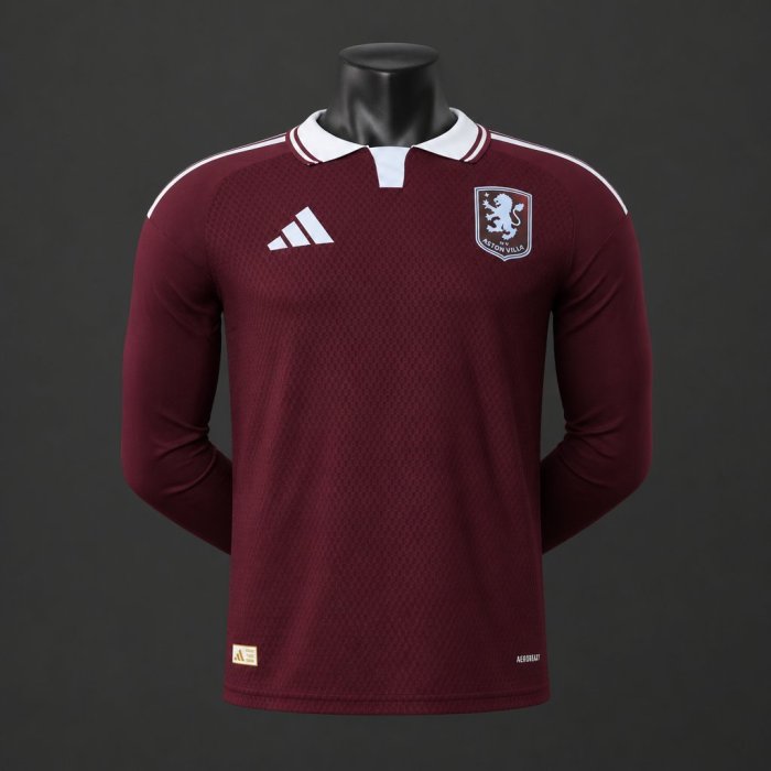 Player Version 26/27 Aston Villa Home Long Sleeve Jersey