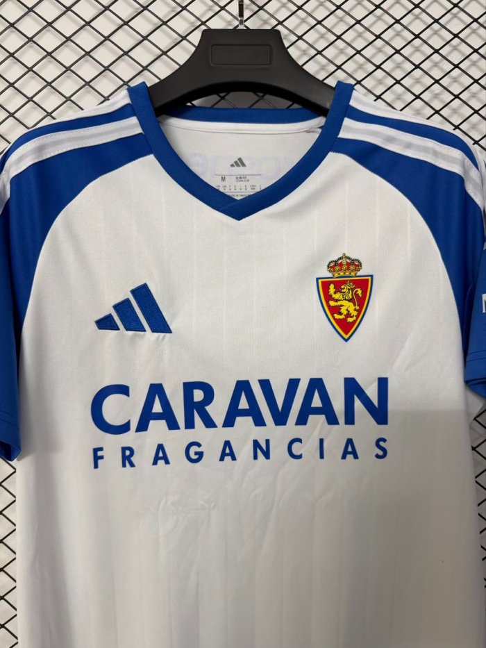 26/27 Real Zaragoza Home  Jersey