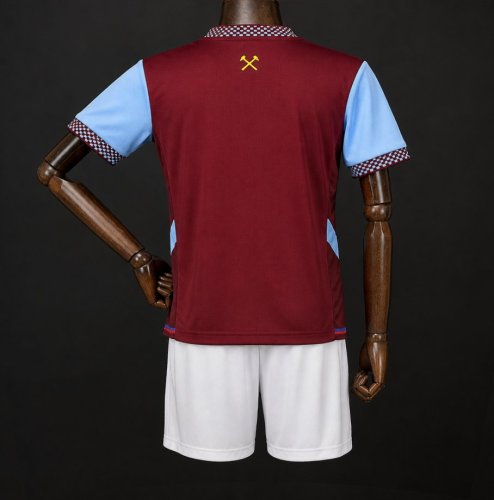 Kids 26/27 West Ham United Claret & Blue Home Jersey Kit
