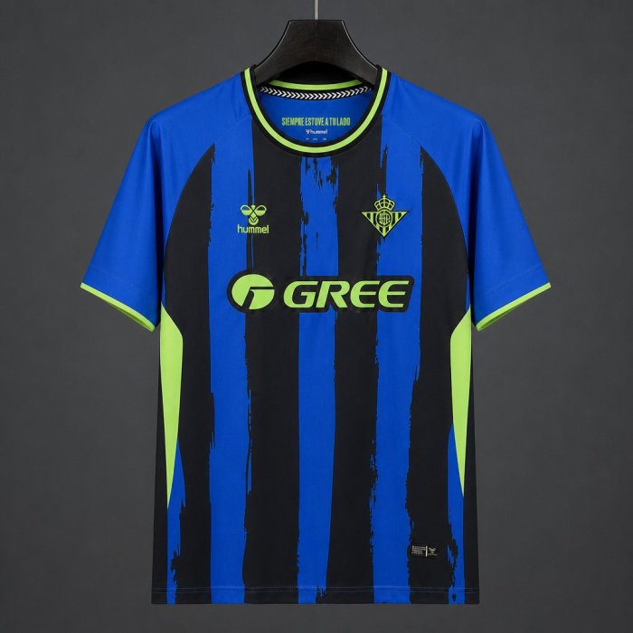 26/27 Real Betis Third Blue With Black Stripes Jersey