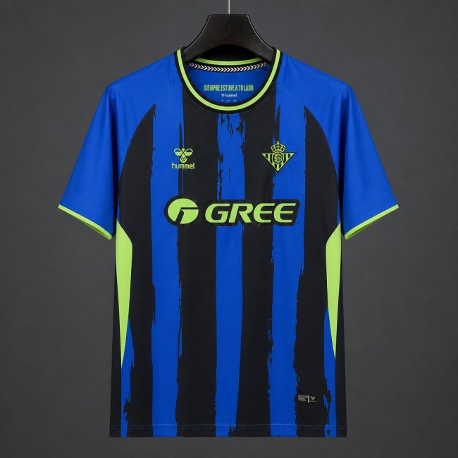 26/27 Real Betis Third Blue With Black Stripes Jersey
