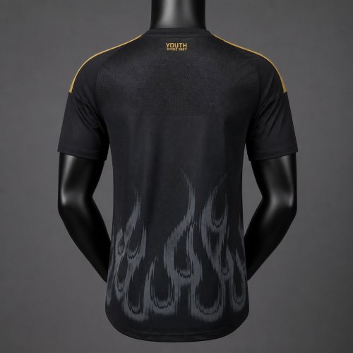 Player Version 26/27 Juventus Black & Gold with Flame Pattern Special Edition Jersey