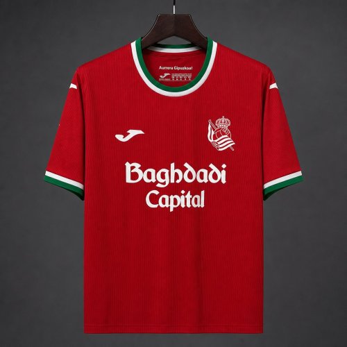 26/27 Real Sociedad Red Away Jersey