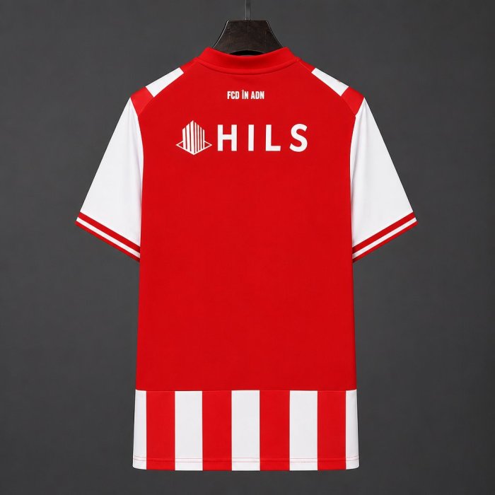 26/27 Dinamo Bucuresti Home Red&White Stripes Jersey