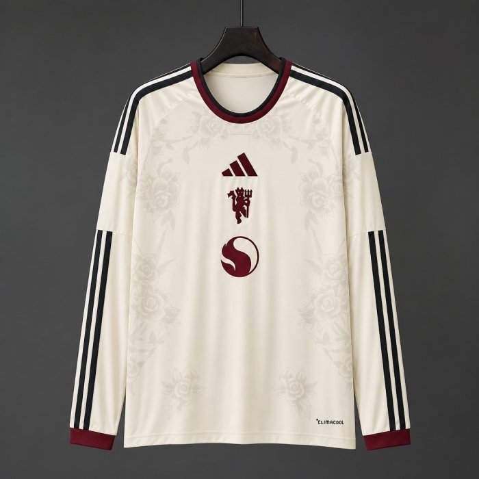 26/27 Manchester United Third Long Sleeve Cream Jersey