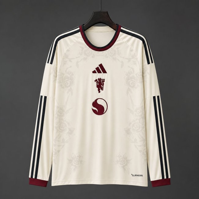 26/27 Manchester United Third Long Sleeve Cream Jersey