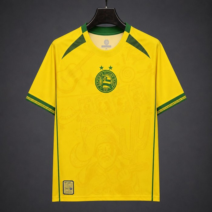 26/27 Esporte Clube Bahia Yellow & Green World Cup Commemorative Special Edition Jersey