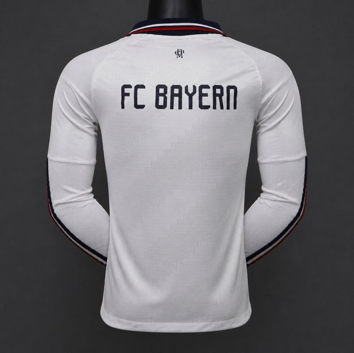 Player Version 26/27 Bayern Munich Away White Long Sleeve Jersey