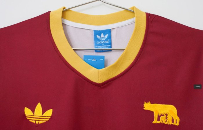 26/27 AS Roma Centenary Retro Red Jersey