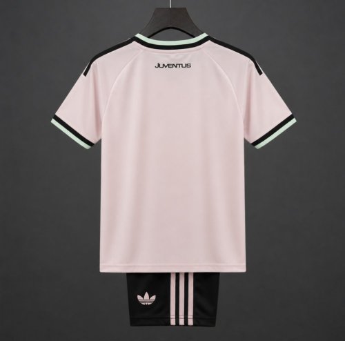 26/27 Kids Juventus Away Pink Jersey