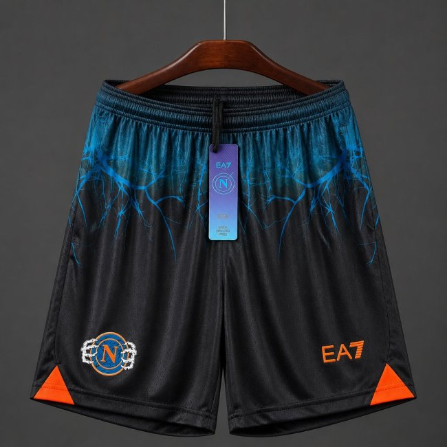 26/27 Napoli Black & Teal Lightning Special Edition Shorts