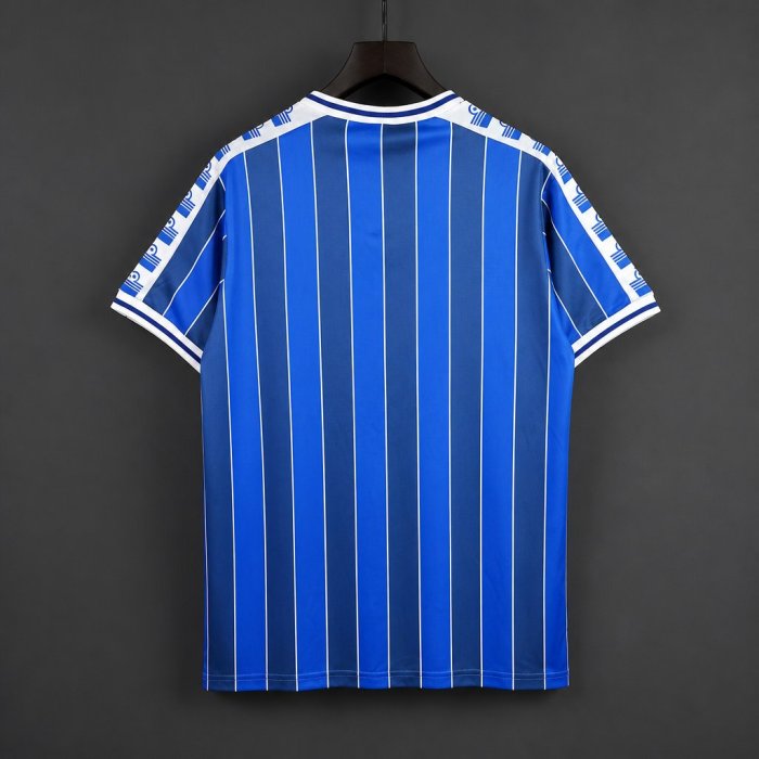 Retro 85/87 Cardiff City Home Blue Stripes Jersey