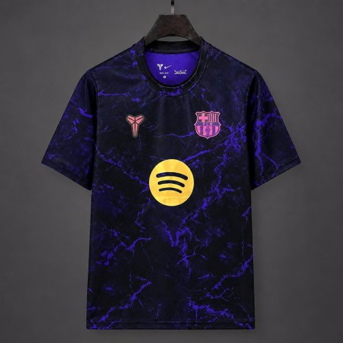 26/27 Barcelona Pre-Match Away Black&Purple Jersey