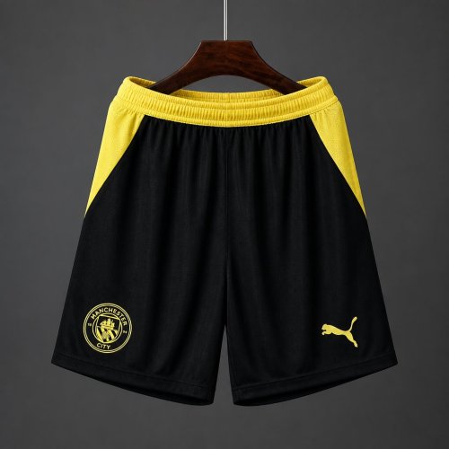 26/27 Manchester City Away Black Shorts