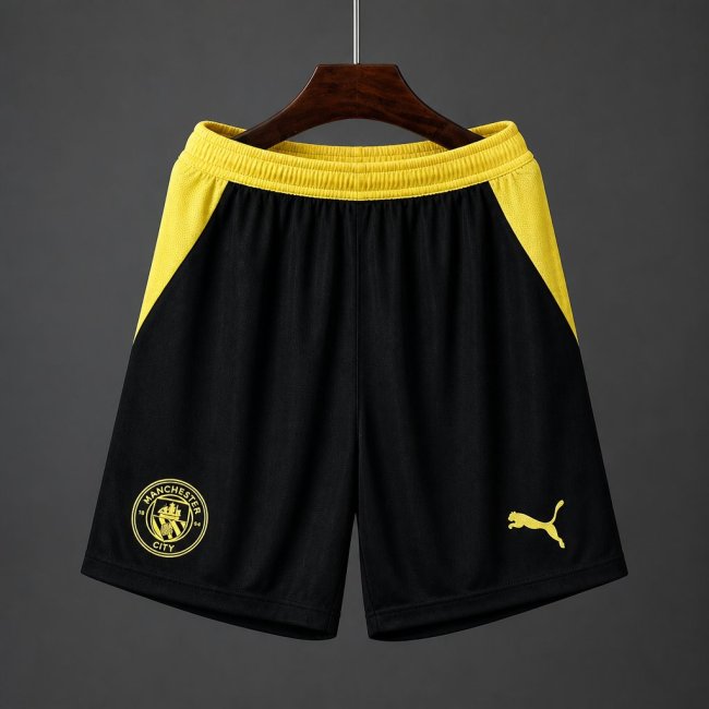 26/27 Manchester City Away Black Shorts