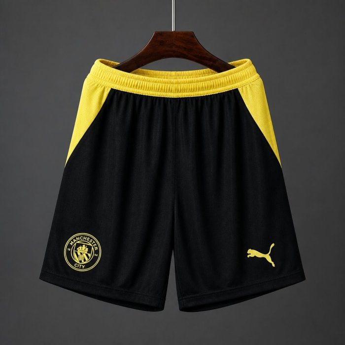 26/27 Manchester City Away Black Shorts
