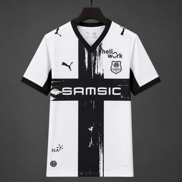 26/27 Stade Rennais Away White Jersey