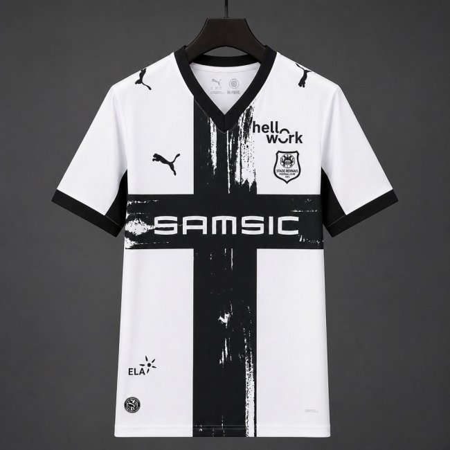26/27 Stade Rennais Away White Jersey