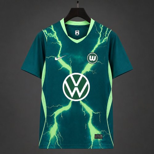 26/27 Wolfsburg Home Gark Green Jersey