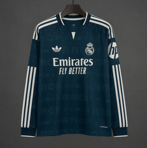 26/27 Real Madrid Third Green Long Sleeve Jersey