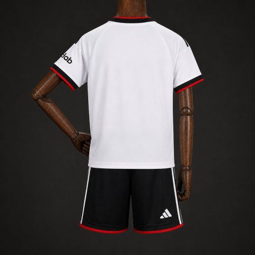 26/27 Kids  Fulham Home White Kit Jersey