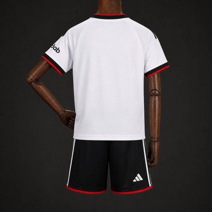 26/27 Kids  Fulham Home White Kit Jersey