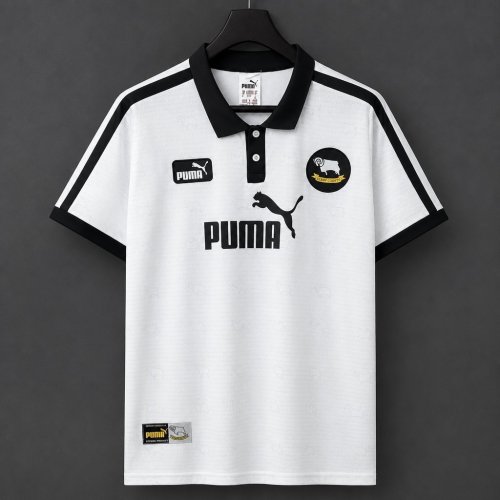 Retro 97/98 Derby County Home White Jersey