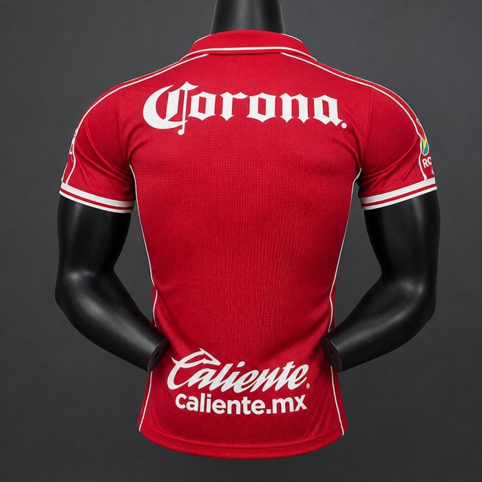 Player Version 26/27 Toluca Home Red Jersey