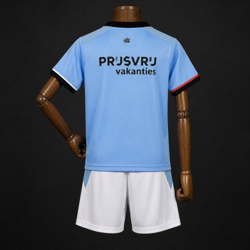 26/27 Kids  Feyenoord Away Blue Kits Jersey