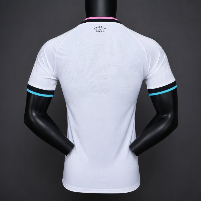 Player Version 26/27 Inter Miami CF Away White with Geometric Diamond Pattern Jersey