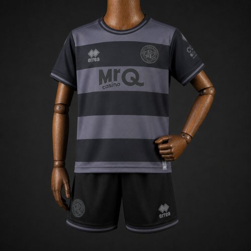 26/27 Kids Queens Park Rangers QPR Third Black Kits Jersey