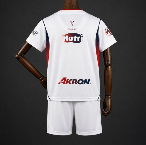 26/27 Kids Chivas Away White Kits Jersey