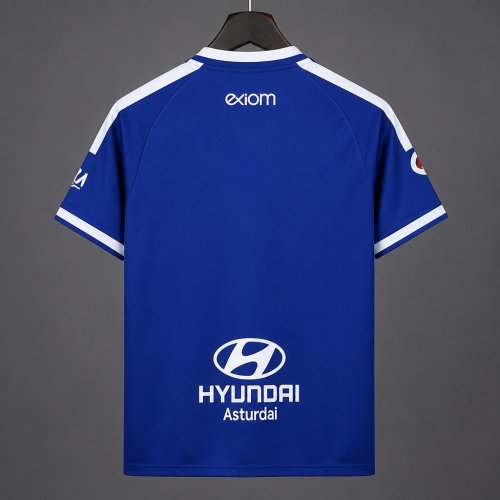 26/27 Real Oviedo Home Blue with White Collar Jersey