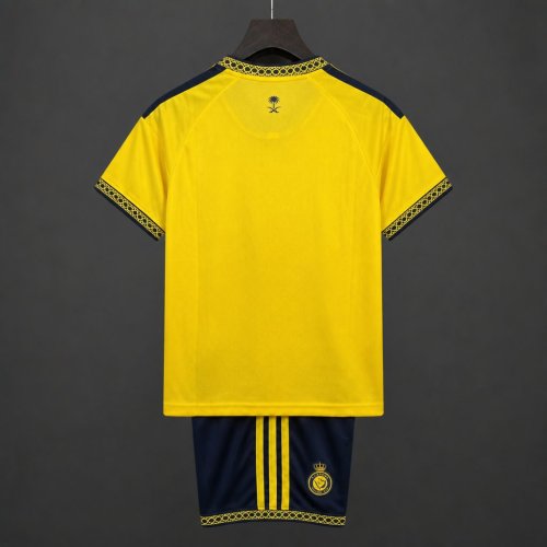 26/27 Kids  Al-Nassr Home Yellow Jersey