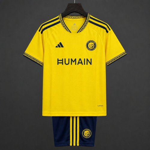 26/27 Kids  Al-Nassr Home Yellow Jersey