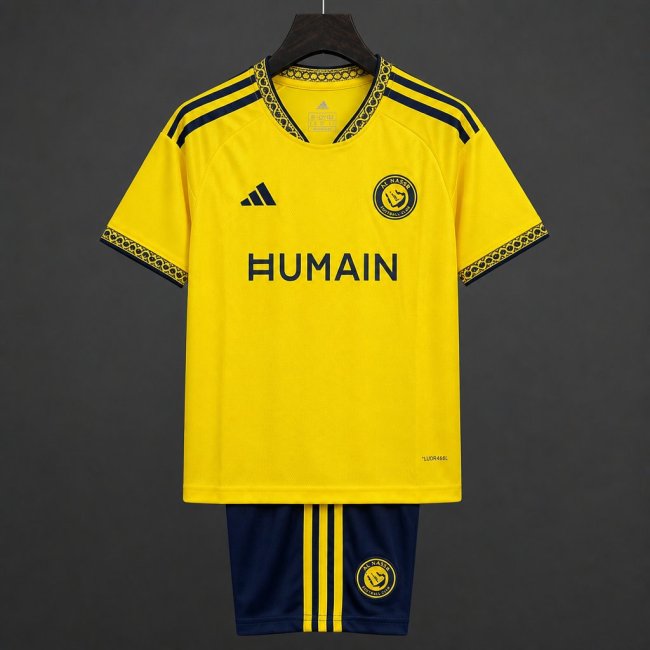 26/27 Kids Al-Nassr Home Yellow Jersey