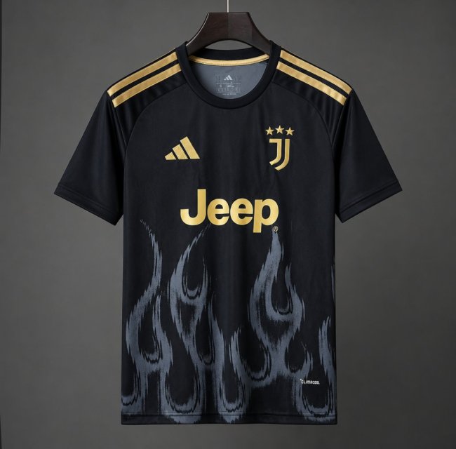 26/27 Juventus Third Black Jersey