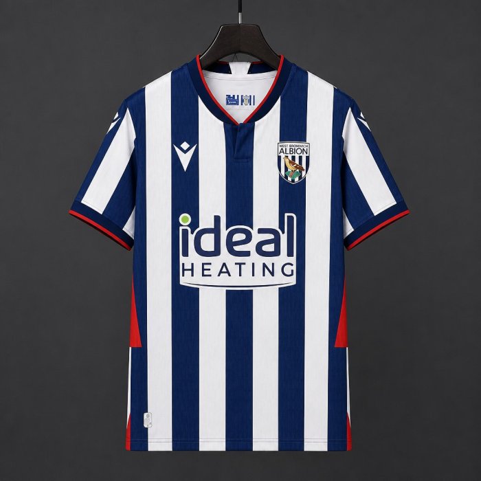 26/27 West Bromwich AlBion Home Blue Stripes Jersey