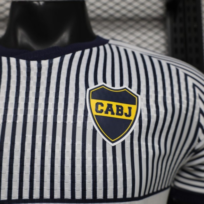 Player Version 26/27 Boca Juniors Away Stripes Jersey