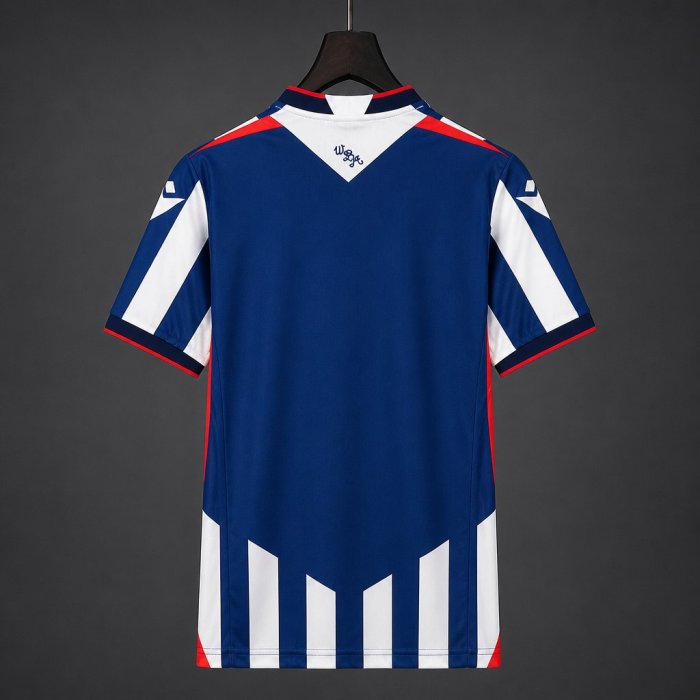 26/27 West Bromwich AlBion Home Blue Stripes Jersey