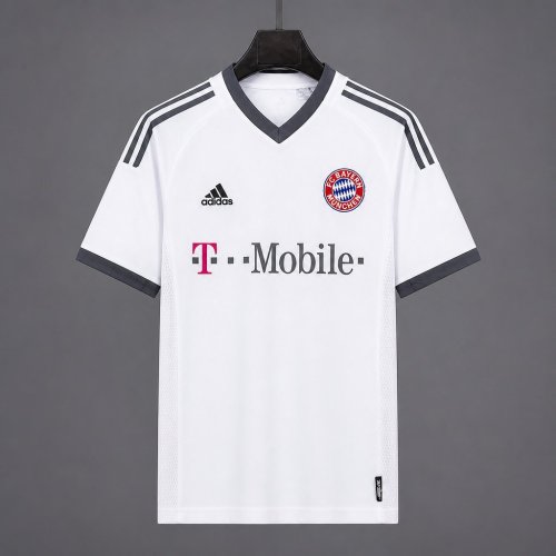Retro 02/04 Bayern Munchen Away White Jersey